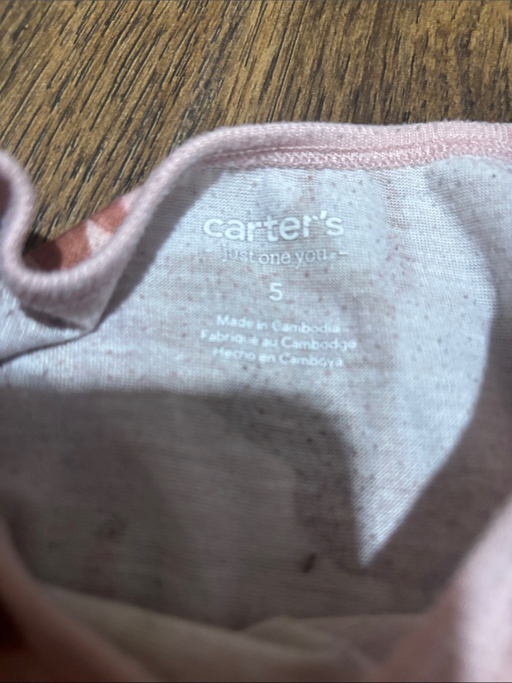 Carter's Pink Horse Print Nightgown - Picture 4 of 4